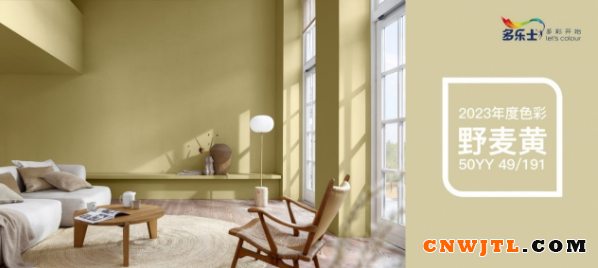 多乐士2023全球色彩趋势正式发布 野麦黄让生活随心而野 涂料在线,coatingol.com